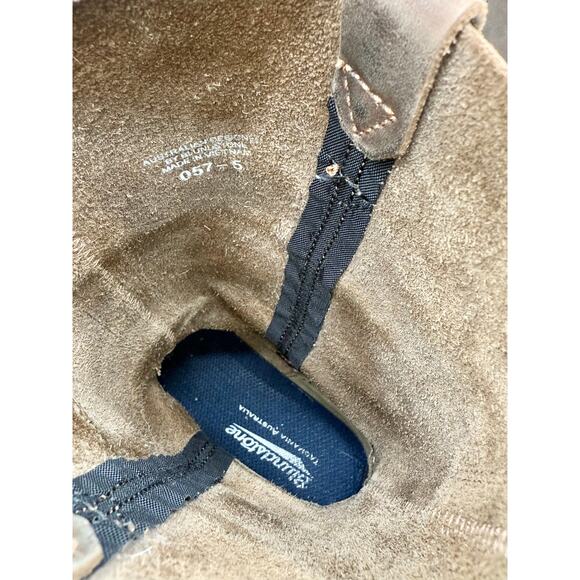 Blundstone Brown Leather Pull-On Work Boots Women's Size 8 Slip-On Ranch Boot - Picture 8 of 10